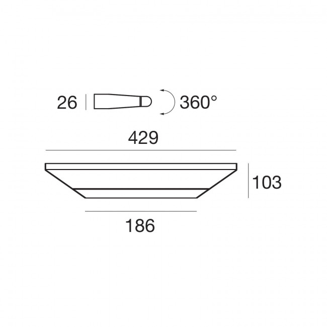 Настенный светильник Linea Light Circular 8405 Настенный светильник Linea Light Circular 8405