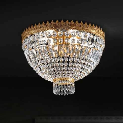 Потолочный светильник Beby Group Empire 1300/3 Light gold CUT CRYSTAL Потолочный светильник Beby Group Empire 1300/3 Light gold CUT CRYSTAL