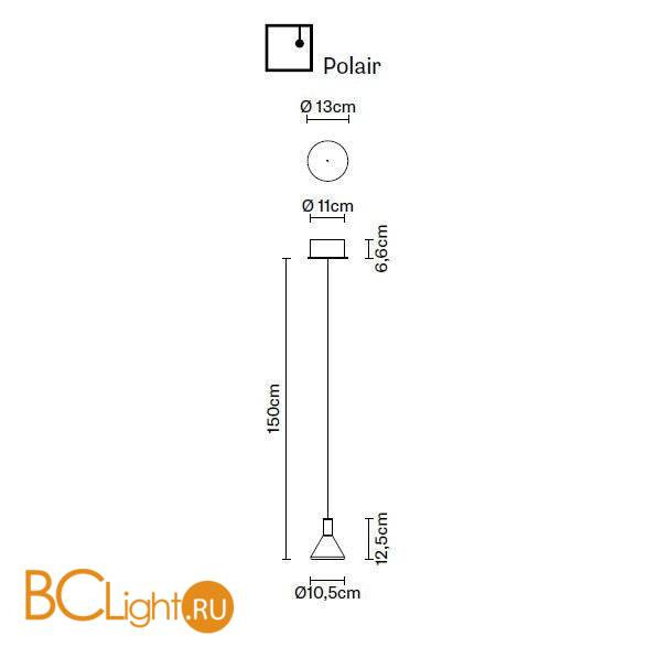 Подвесной светильник Fabbian Polair F32 A41 00 Подвесной светильник Fabbian Polair F32 A41 00