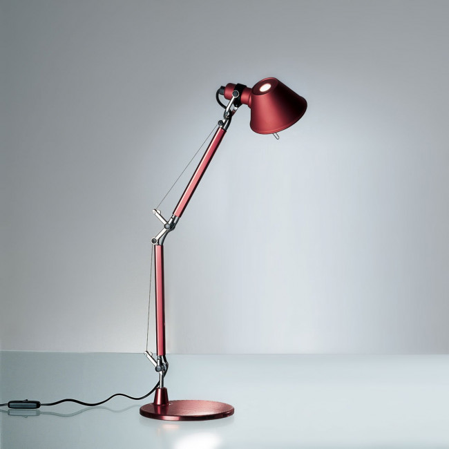 Настольная лампа Artemide Tolomeo micro red A011810