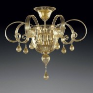 Потолочный светильник Vetri Lamp 910/PL Oro 24Kt Потолочный светильник Vetri Lamp 910/PL Oro 24Kt