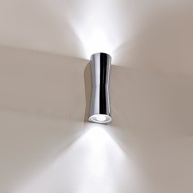Настенный спот (точечный светильник) Flos Clessidra 20°+20° Chrome F1583057 Настенный спот (точечный светильник) Flos Clessidra 20°+20° Chrome F1583057