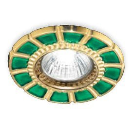 Встраиваемый спот (точечный светильник) Renzo Del Ventisette FA 14395/1 DEC. OL GREEN Встраиваемый спот (точечный светильник) Renzo Del Ventisette FA 14395/1 DEC. OL GREEN