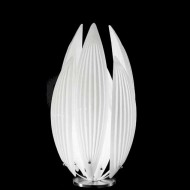 Настольная лампа IDL Paradise 430/1L Chrome / white Murano glass Настольная лампа IDL Paradise 430/1L Chrome / white Murano glass
