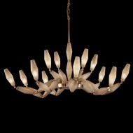 Люстра Euroluce Mov L8+4 gold vintage Люстра Euroluce Mov L8+4 gold vintage