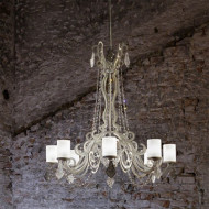 Люстра Italamp 745/8 Satin / BP / SW Elements Metal+Transp. Люстра Italamp 745/8 Satin / BP / SW Elements Metal+Transp.