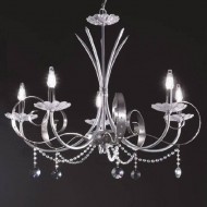 Люстра Masca Gotica 1846/5 Argento platino Люстра Masca Gotica 1846/5 Argento platino