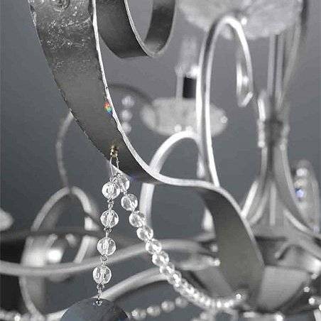 Люстра Masca Gotica 1846/5 Argento platino Люстра Masca Gotica 1846/5 Argento platino