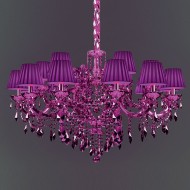 Люстра Masiero Maria Teresa VE 950/18 CG purple