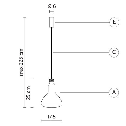 Подвесной светильник Karman Makeup SE123 1T INT
