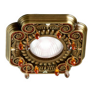 Встраиваемый спот (точечный светильник) FEDE Lighting Crystal De Luxe Palace FD1007RPBCL Встраиваемый спот (точечный светильник) FEDE Lighting Crystal De Luxe Palace FD1007RPBCL