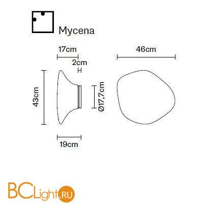 Настенно-потолочный светильник Fabbian Lumi F07 G19 01 Настенно-потолочный светильник Fabbian Lumi F07 G19 01