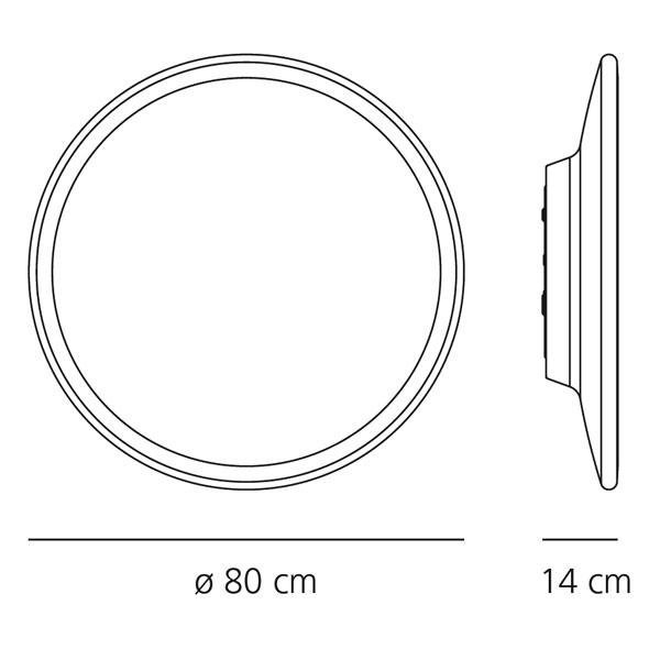 Встраиваемый потолочный светильник Artemide Nebula 1699010A Встраиваемый потолочный светильник Artemide Nebula 1699010A