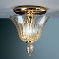 Потолочный светильник Vetri Lamp 92/PL Cristallo/Oro Потолочный светильник Vetri Lamp 92/PL Cristallo/Oro