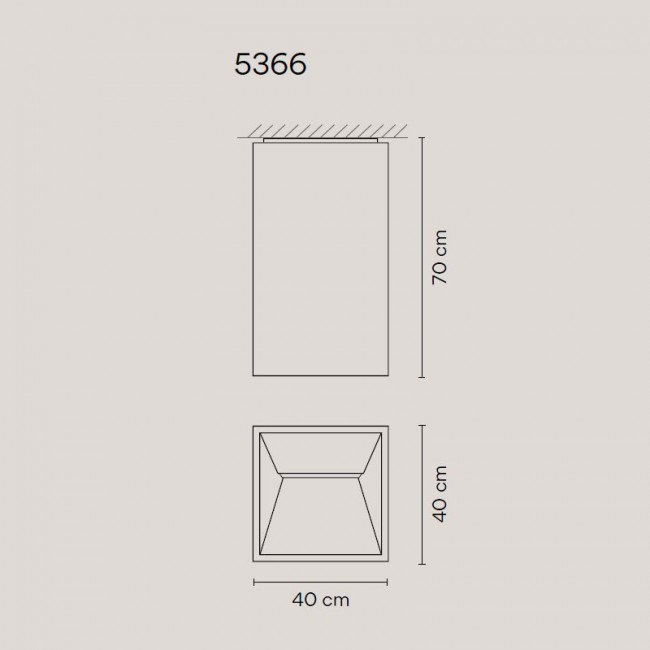 Потолочный светильник Vibia Link XXL 5366 03 Потолочный светильник Vibia Link XXL 5366 03