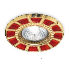 Встраиваемый спот (точечный светильник) Renzo Del Ventisette FA 14395/1 DEC. OL RED Встраиваемый спот (точечный светильник) Renzo Del Ventisette FA 14395/1 DEC. OL RED