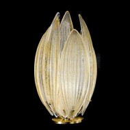 Настольная лампа IDL Paradise 430/1L light gold / gold leaf Murano glass Настольная лампа IDL Paradise 430/1L light gold / gold leaf Murano glass
