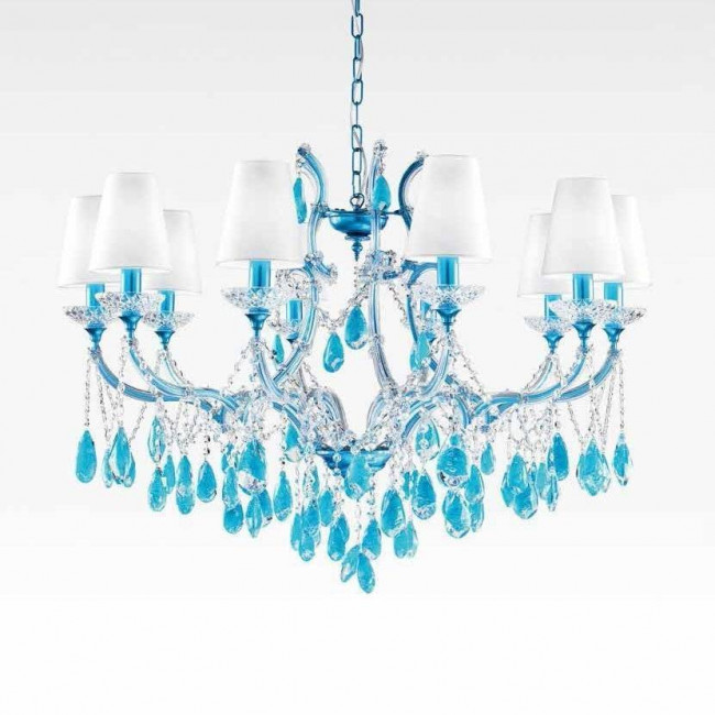 Люстра Beby Group Nuovo Vintage 6100/10 Celeste White silk Celeste Люстра Beby Group Nuovo Vintage 6100/10 Celeste White silk Celeste