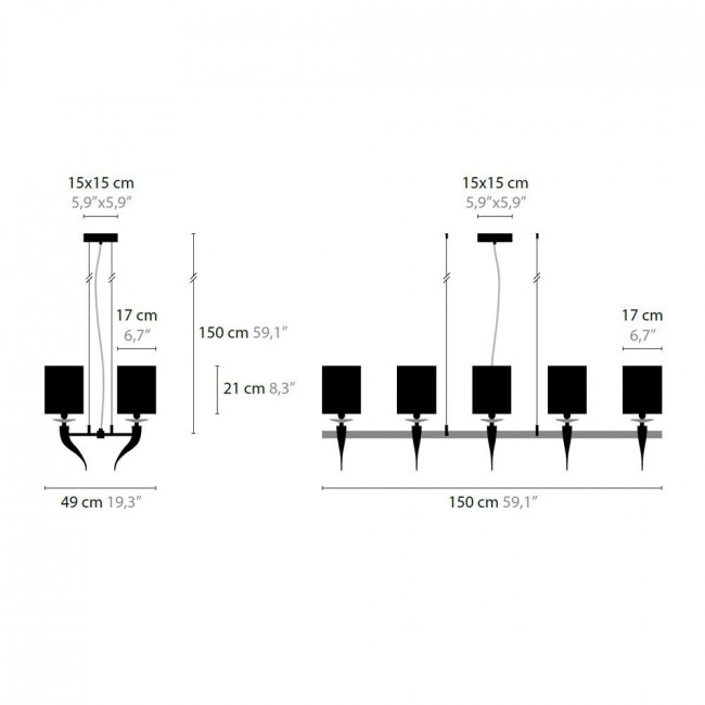 Люстра Ilfari Loving Arms H10 11624 02 White shades Люстра Ilfari Loving Arms H10 11624 02 White shades
