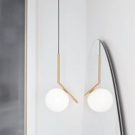 Подвесной светильник Flos IC Lights S1 Brushed brass F3175059 Подвесной светильник Flos IC Lights S1 Brushed brass F3175059