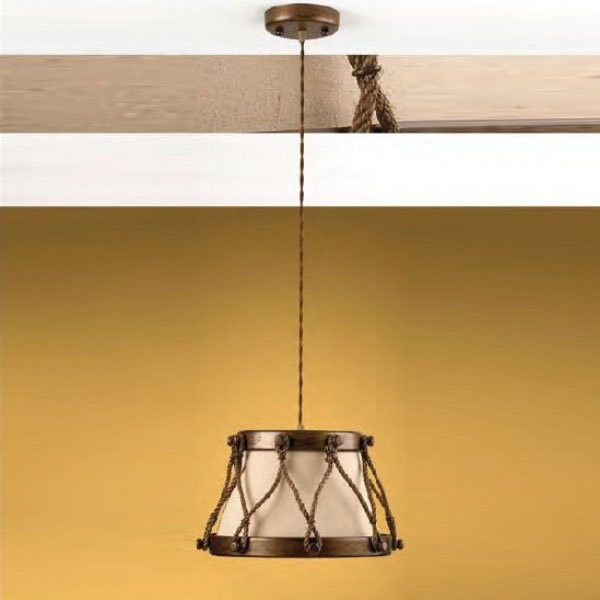 Подвесной светильник Lustrarte Rustica Tambor 528.89 Kobi Подвесной светильник Lustrarte Rustica Tambor 528.89 Kobi