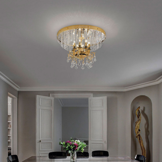 Потолочная люстра Masiero Odessa PL8 90 G03 Cut Потолочная люстра Masiero Odessa PL8 90 G03 Cut