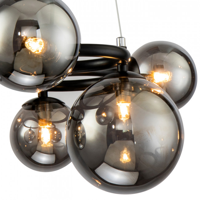 Люстра DeLight Collection wendt KG1202P-6 black/smoky