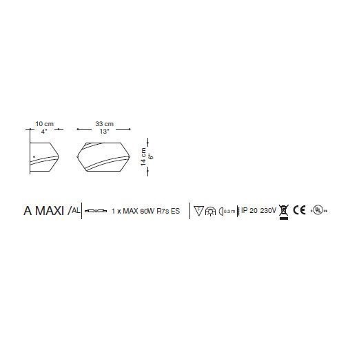Настенный светильник La Murrina Dolly A MAXI AB-3S Настенный светильник La Murrina Dolly A MAXI AB-3S