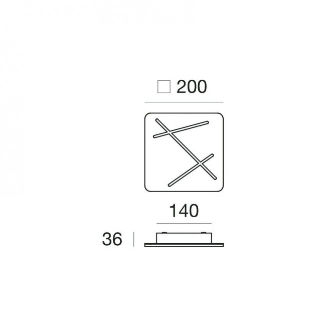 Настенный светильник Linea Light Next 7440