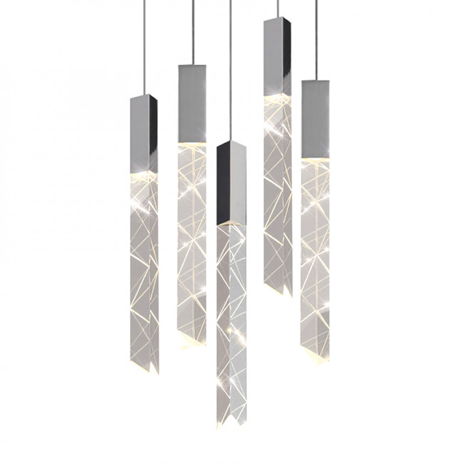 Подвесной светильник DeLight Collection trinity OM8201013-5 chrome Подвесной светильник DeLight Collection trinity OM8201013-5 chrome