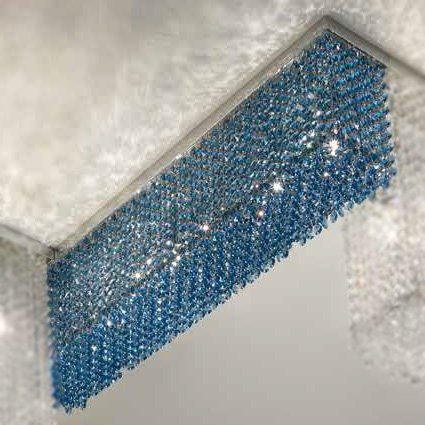 Потолочный светильник Masiero Cubo PL/LONG/D G04 SA CUT CRYSTAL Потолочный светильник Masiero Cubo PL/LONG/D G04 SA CUT CRYSTAL