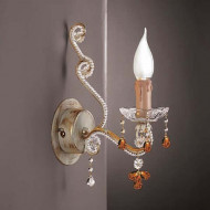 Бра Renzo Del Ventisette "Sinuosa" A 13729/1 Perlinato DEC. 062 + ORO Бра Renzo Del Ventisette "Sinuosa" A 13729/1 Perlinato DEC. 062 + ORO