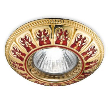 Встраиваемый спот (точечный светильник) Renzo Del Ventisette FA 14396/1 DEC. OL RED Встраиваемый спот (точечный светильник) Renzo Del Ventisette FA 14396/1 DEC. OL RED