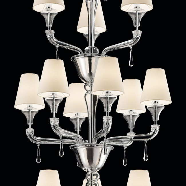 Люстра Barovier&Toso Torpedo Nevada 7141/12/CC/BB