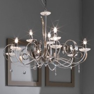 Люстра Masca Gotica 1846/9 Argento platino Люстра Masca Gotica 1846/9 Argento platino