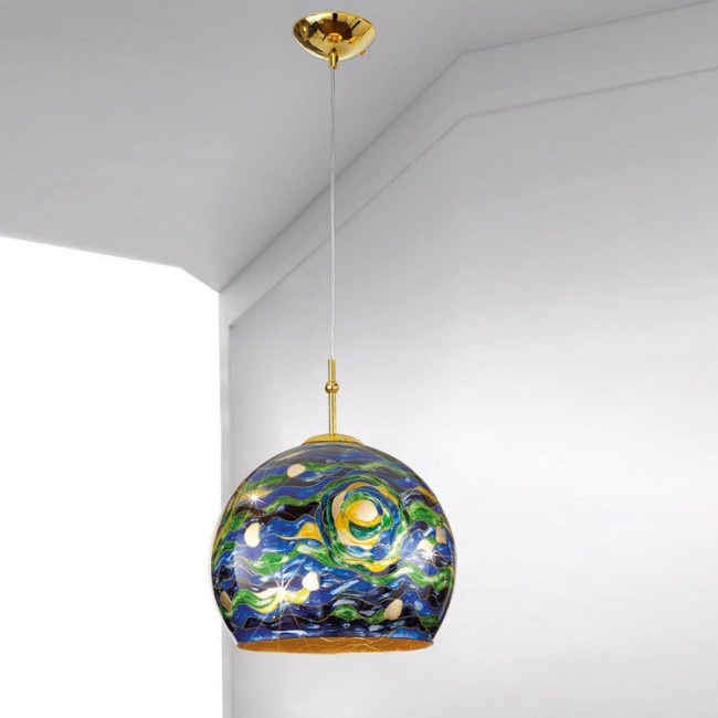 Подвесной светильник Kolarz Luna 0392.31XL.3.Aq.BG Подвесной светильник Kolarz Luna 0392.31XL.3.Aq.BG