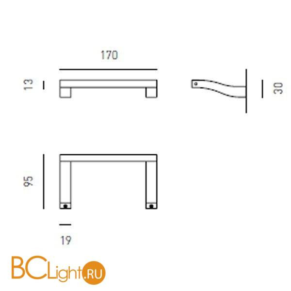 Бра Axo light Cyma CYMA WALL LAMP 301 06