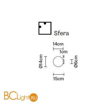 Настенно-потолочный светильник Fabbian Lumi F07 G25 01 Настенно-потолочный светильник Fabbian Lumi F07 G25 01