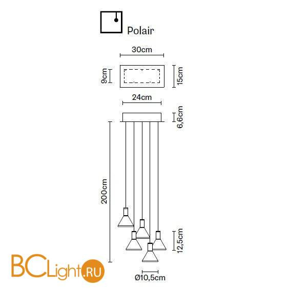 Подвесной светильник Fabbian Polair F32 A47 00 Подвесной светильник Fabbian Polair F32 A47 00