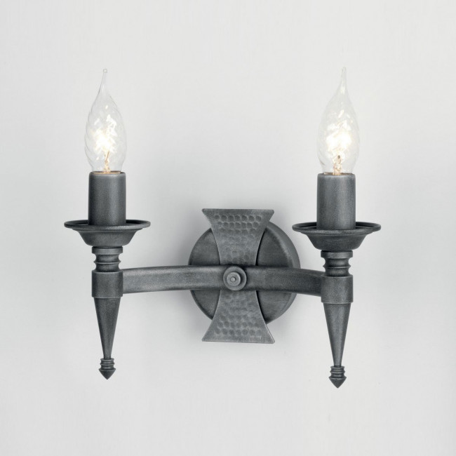 Бра Elstead Lighting Saxon SAX2 BLK/SIL Бра Elstead Lighting Saxon SAX2 BLK/SIL