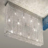 Потолочный светильник Masiero Cubo PL/LONG/F G04 TR CUT CRYSTAL