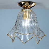 Потолочный светильник Vetri Lamp 93/PL28 Cristallo/Oro Потолочный светильник Vetri Lamp 93/PL28 Cristallo/Oro