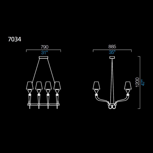 Люстра Barovier&Toso Domo Maine 7034/EL/BB Люстра Barovier&Toso Domo Maine 7034/EL/BB