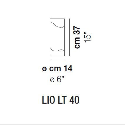 Настольная лампа Vistosi Lio LT 40 E27 CR/BC Настольная лампа Vistosi Lio LT 40 E27 CR/BC