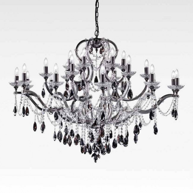 Люстра Beby Group Nuovo Vintage 6103/24 Glossy Black Black rose