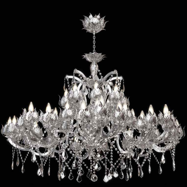 Люстра Beby Group Spiga 1810B02 Satin Chrome Siberian Blue Люстра Beby Group Spiga 1810B02 Satin Chrome Siberian Blue