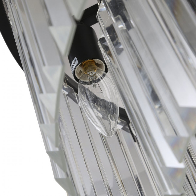 Подвесной светильник DeLight Collection 1920s Odeon KR0387P-10B black/clear Подвесной светильник DeLight Collection 1920s Odeon KR0387P-10B black/clear