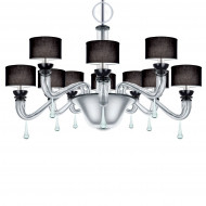 Люстра La Murrina Round S/10 transparent black Люстра La Murrina Round S/10 transparent black