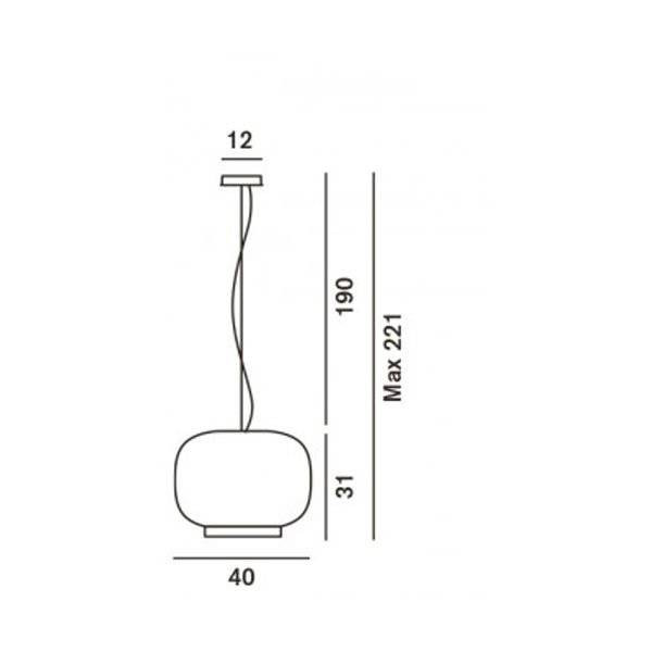 Подвесной светильник Foscarini Chouchin 210071E-53