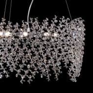 Подвесной светильник Renzo Del Ventisette Shine L 14218/60 SWA Trasparente DEC. CROMO Подвесной светильник Renzo Del Ventisette Shine L 14218/60 SWA Trasparente DEC. CROMO